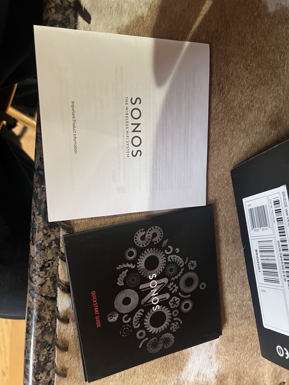Sonos Bridge BRIDGUS1 Wireles HiFi System White SW3.8