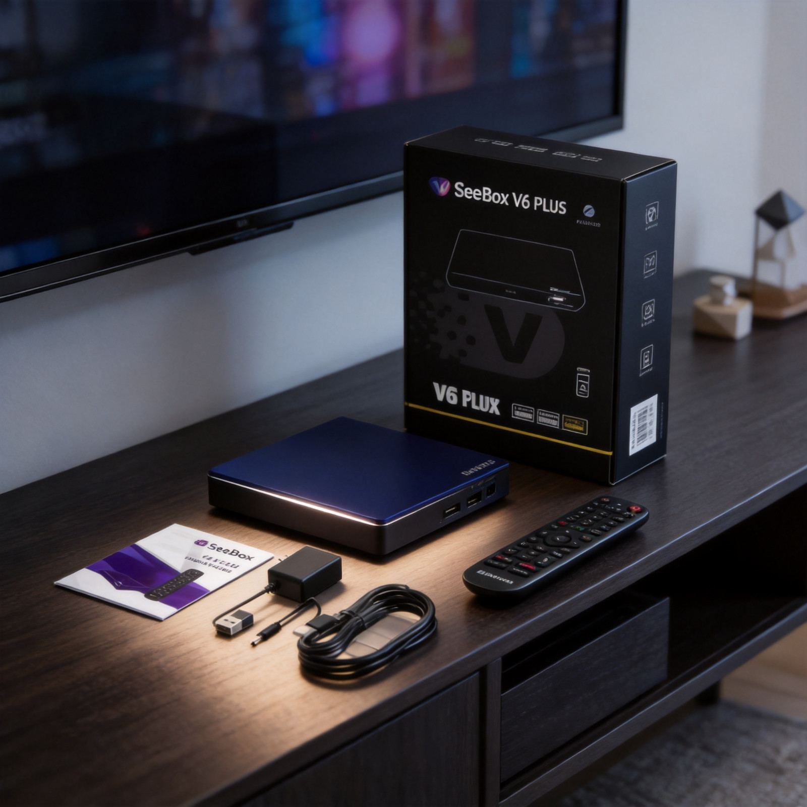 2026 vSeeBox V6 puls- Streaming Smart Media Device – Free Same Day Shipping