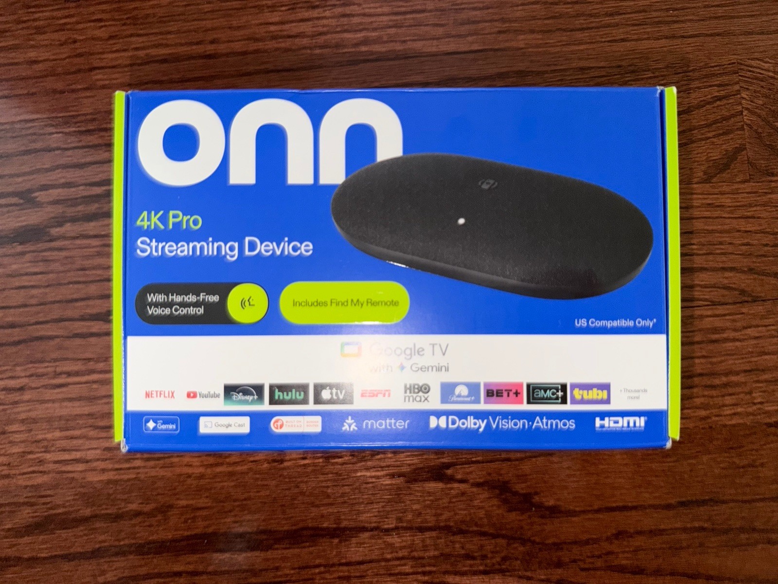 New 2026 onn 4K Pro Streaming Device Google TV w/ Gemini