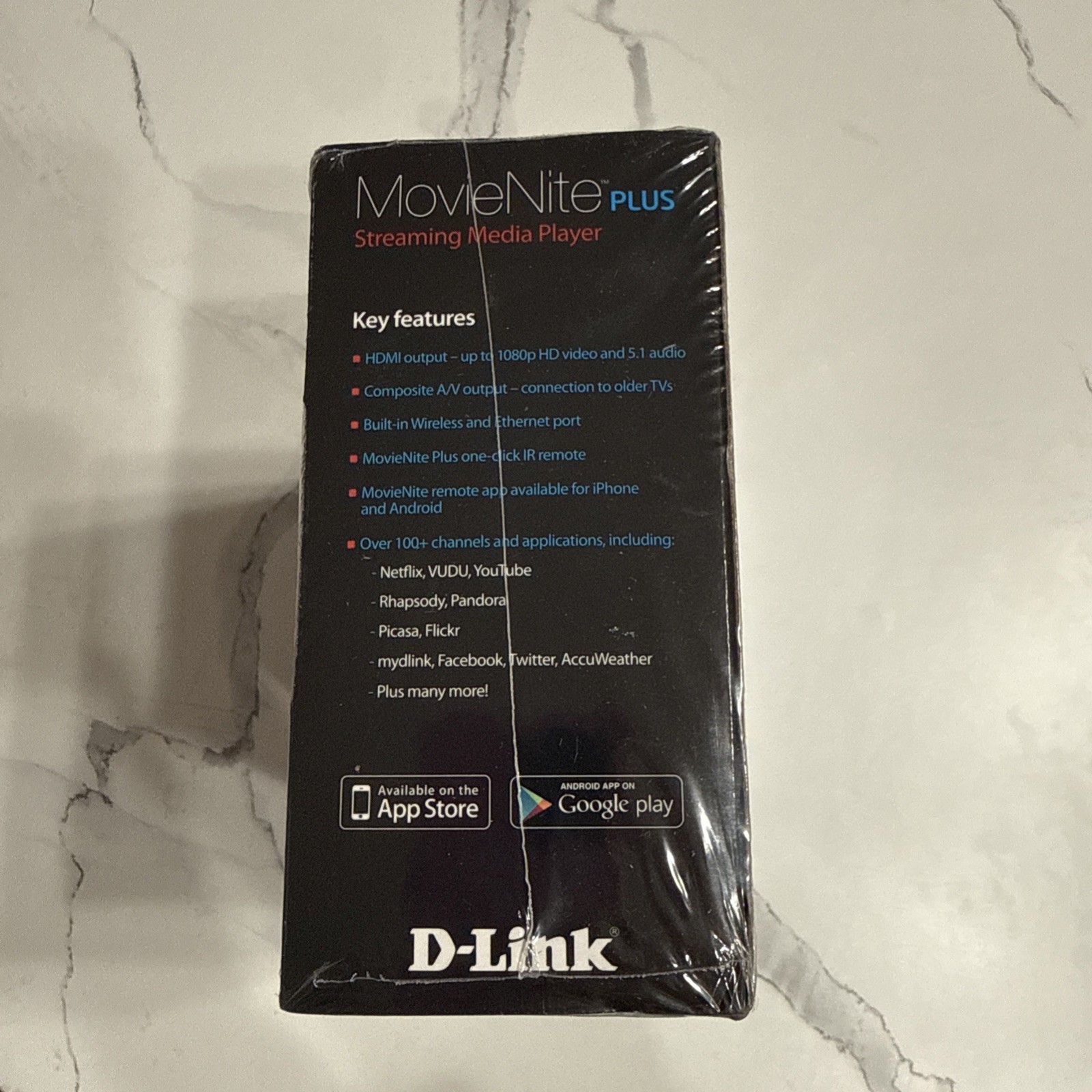 D-Link Streaming Media Player Movienite Plus NEW SEALED