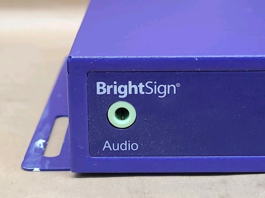 BrightSign HD222 Digital Signage Player 1080p HDMI VGA Ethernet Black – TESTED