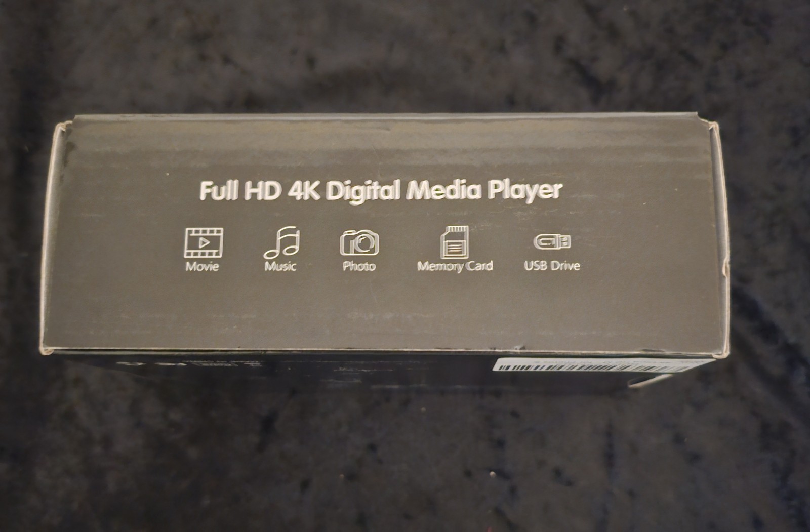4K Digital Media Player with Remote HDMI Cable AV Power Adapter USB NIB
