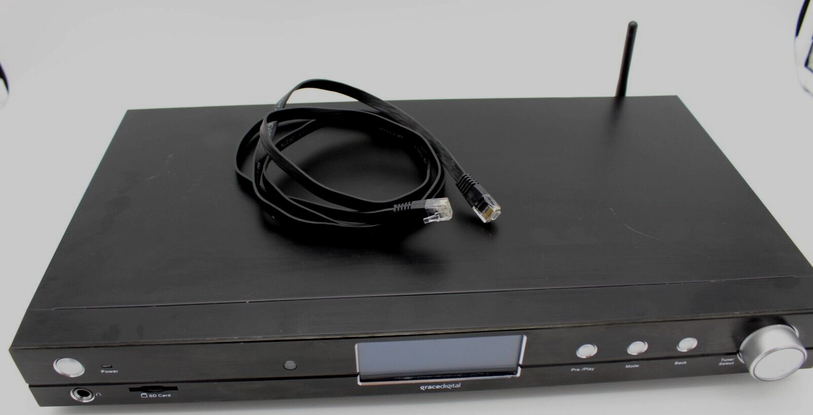 GraceDigital Audio Media Streamer Internet Radio Tuner GDI-IRDT200 No Power Cord