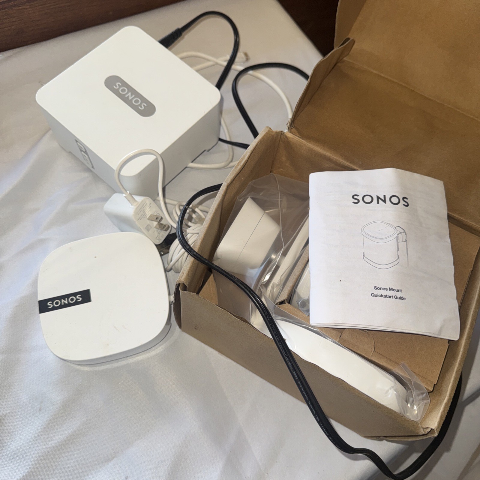 Sonos Connect (Model S15) And Sonos Boost And Brand New Mount