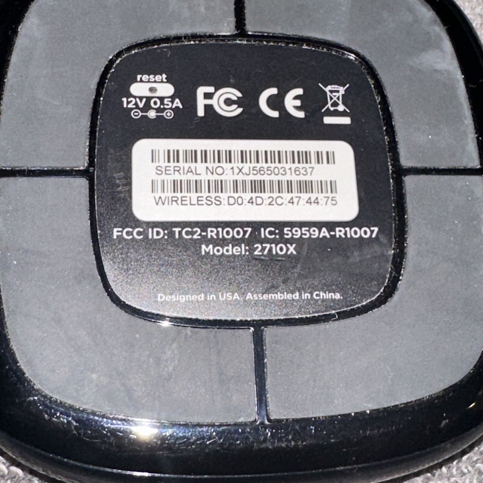 Roku 1 (3rd Generation) Media Streamer 2710X – Black ONLY – tested