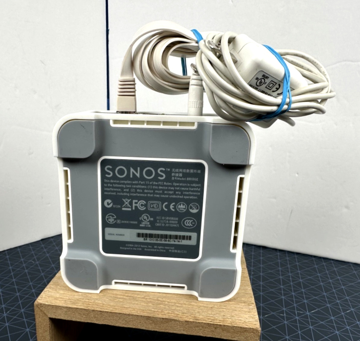 Sonos BRIDGE 2-Port Ethernet ZoneBridge for Wireless Network w/ Power Cord