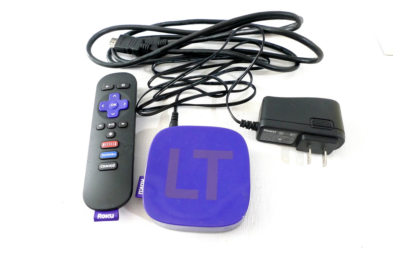 Roku LT Model 2400X Streaming Media Player with Remote, AC Adapter & Power Cord