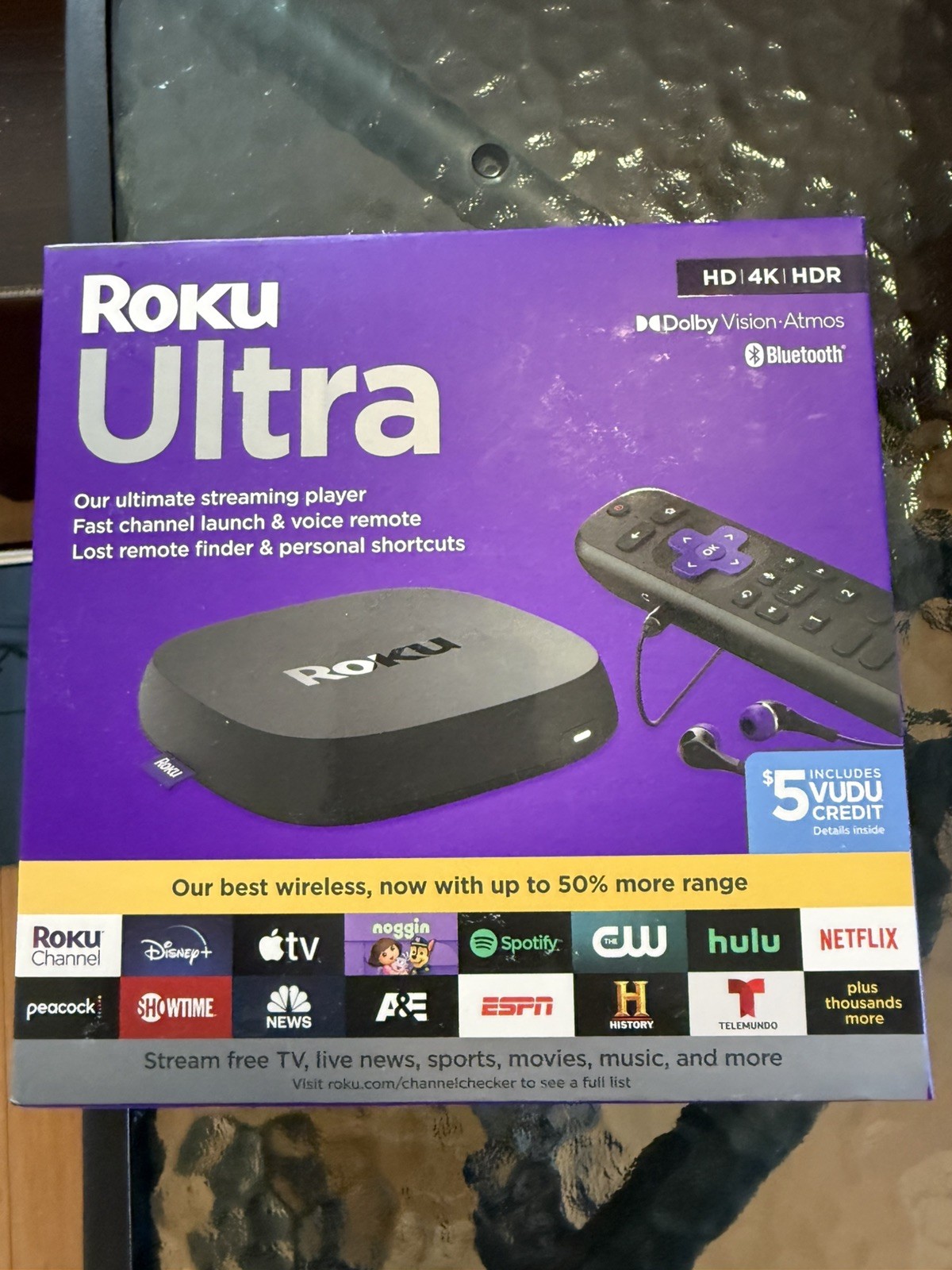 Roku Ultra LT 2021 HD Digital Streaming Device – Black