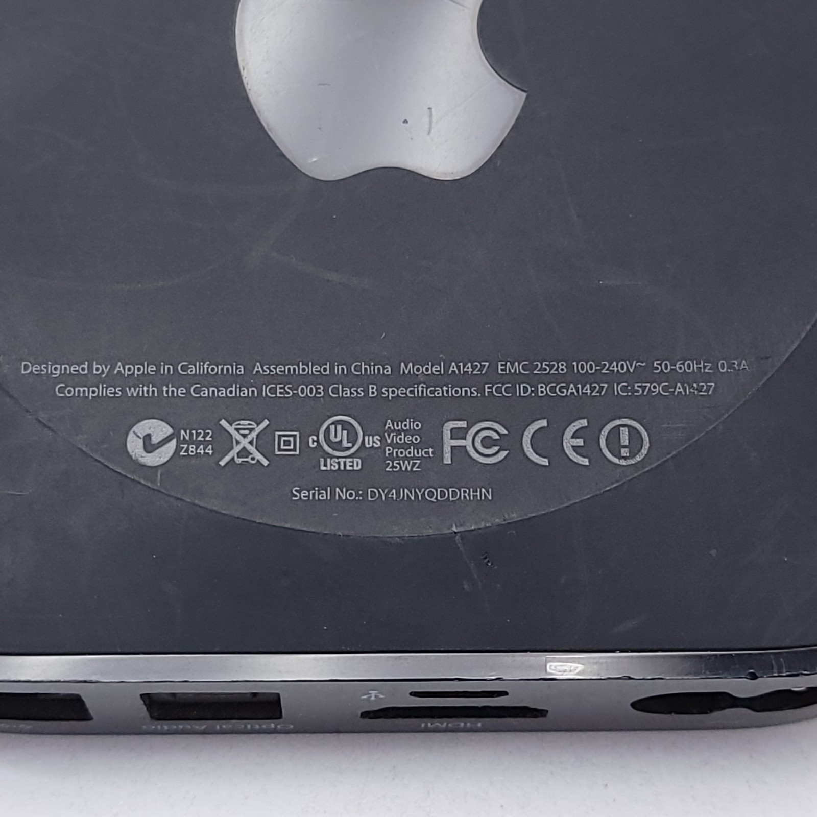 Apple TV – A1427 (3rd Generation) HD Media Streamer W/ Remote Working AirPlay