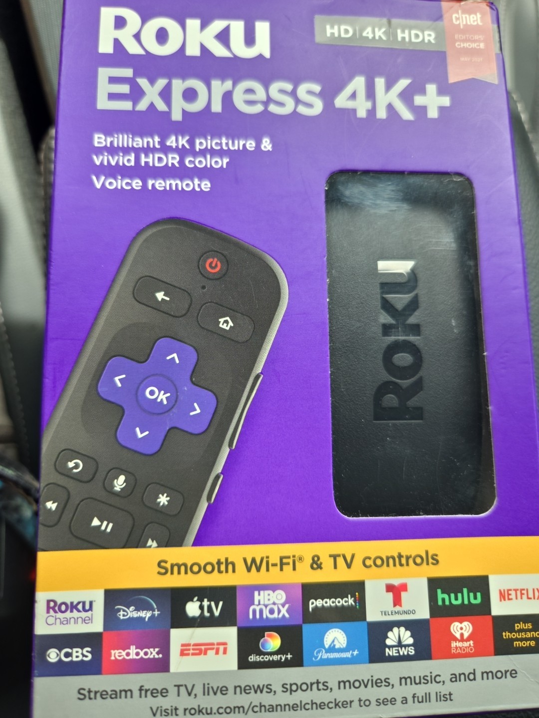 Roku Express 4K + Plus 2021 3941RW Streaming Media Player HD/4K/HDR New