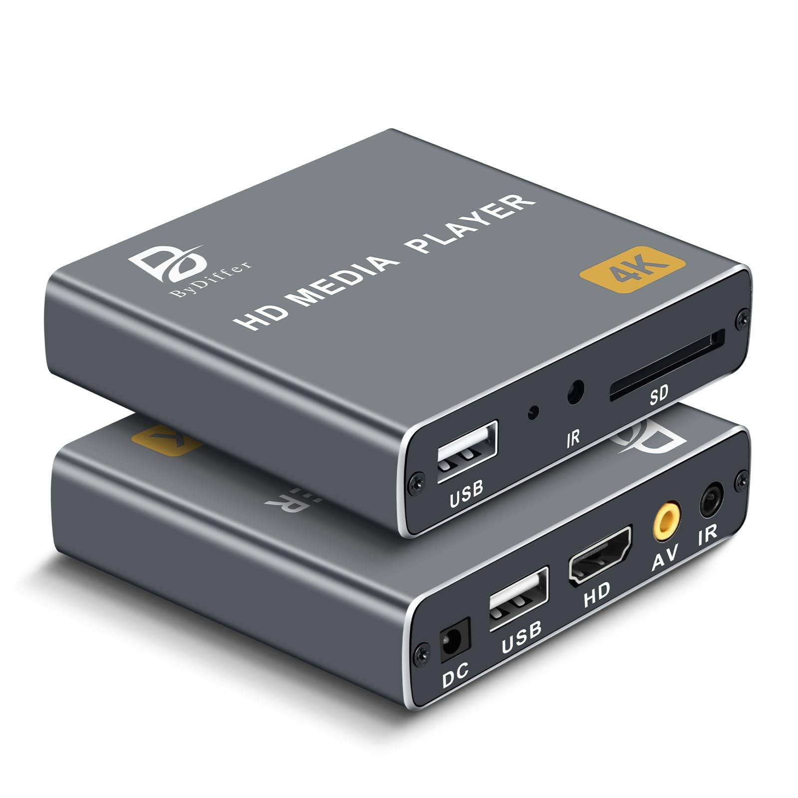 4K Digital Media Player, TV MP4 Video Player with HDMI/AV Output, Digital Sig…