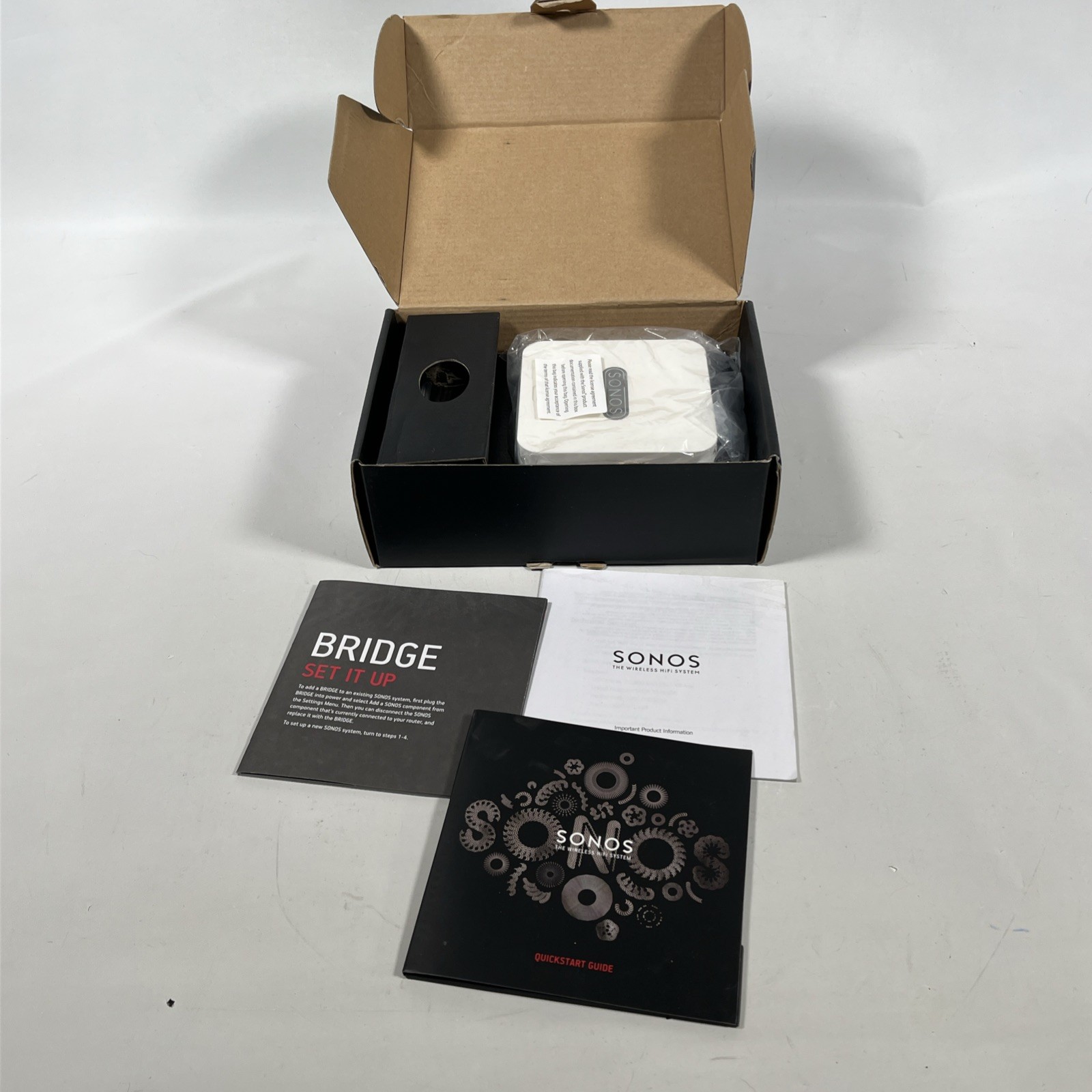 Sonos Bridge Wireless BR100 HiFi System – White BRIDGUS1 New Open Box