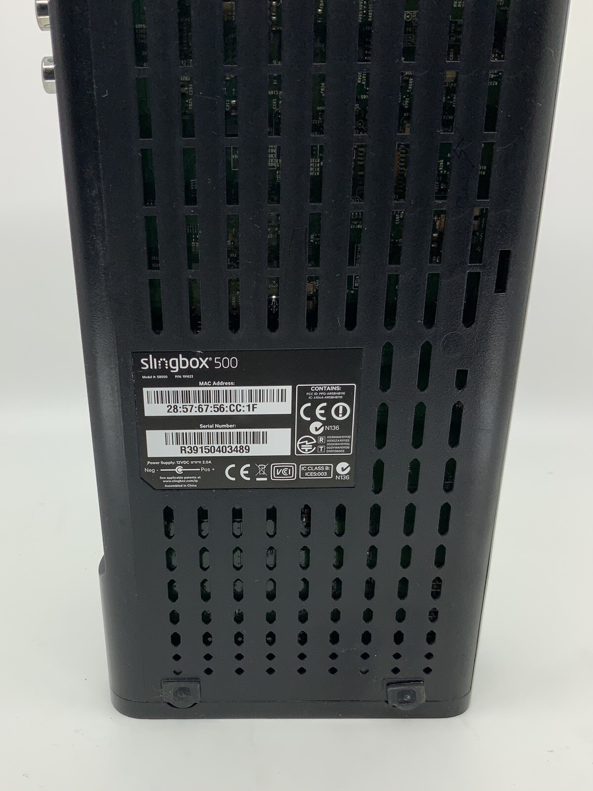 Sling Media Slingbox 500 Digital Media Streamer with Power Supply