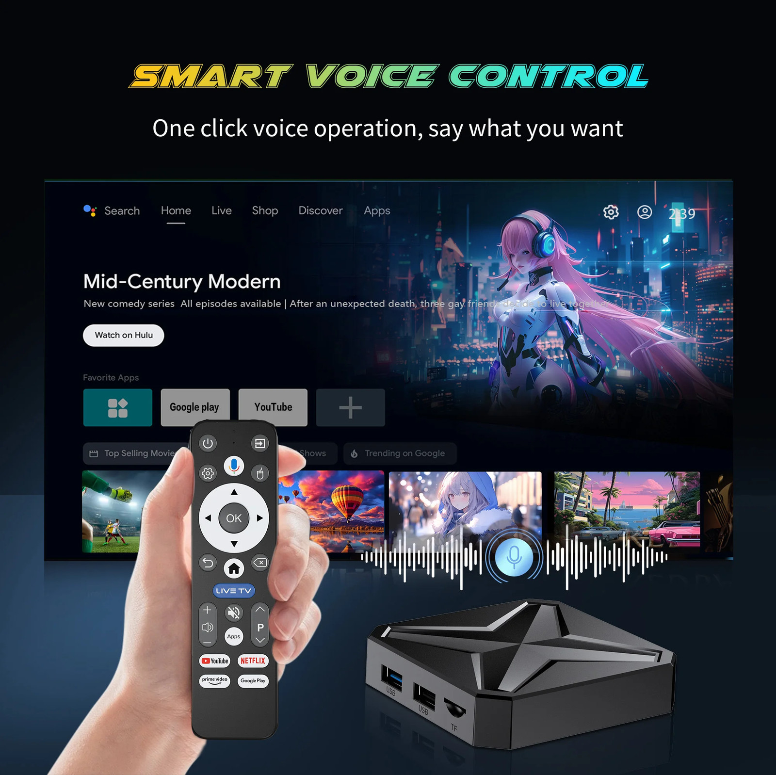 2025 New Android 16 Global Version TV Box Q1 MINI+ Dual UI Interface BT5.4 Dual