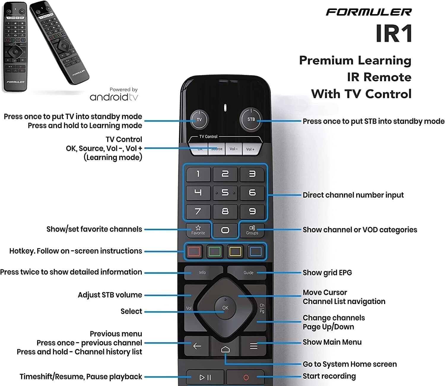 Formuler Z11 Pro 4K Android 11 Dual Band 5G – ACCESSORY OF YOUR CHOICE