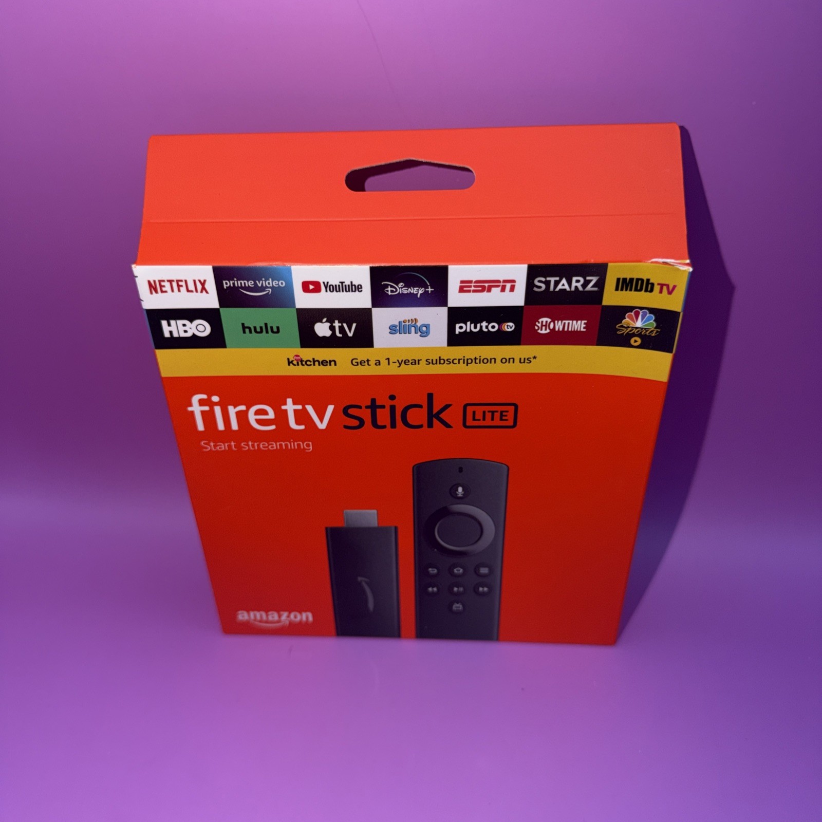 Amazon Fire TV Stick Lite HD Media Streamer with Alexa Voice Remote Lite, Sealed
