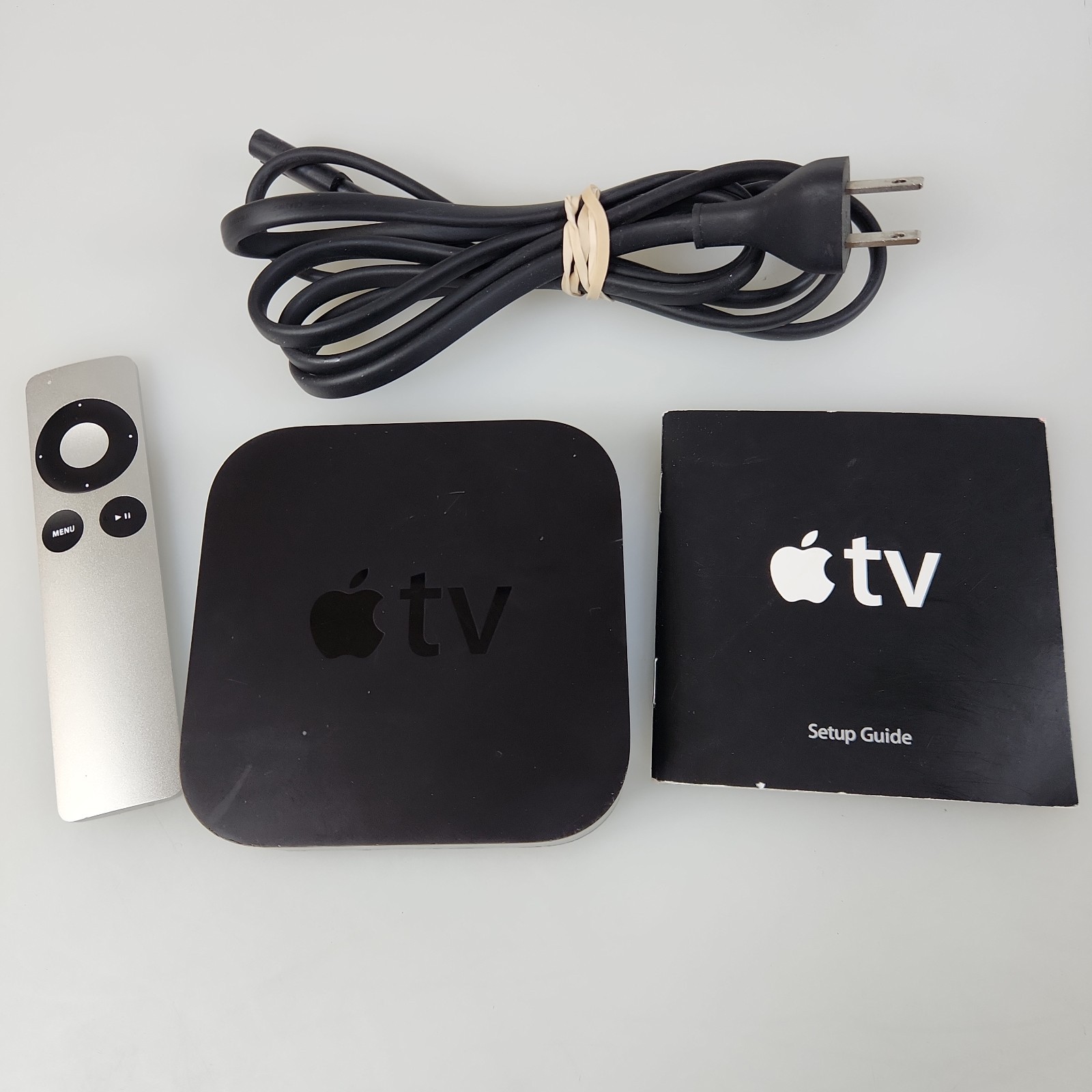Apple TV 2nd Generation A1378 Streaming Media Player W/ Remote & Power Tested