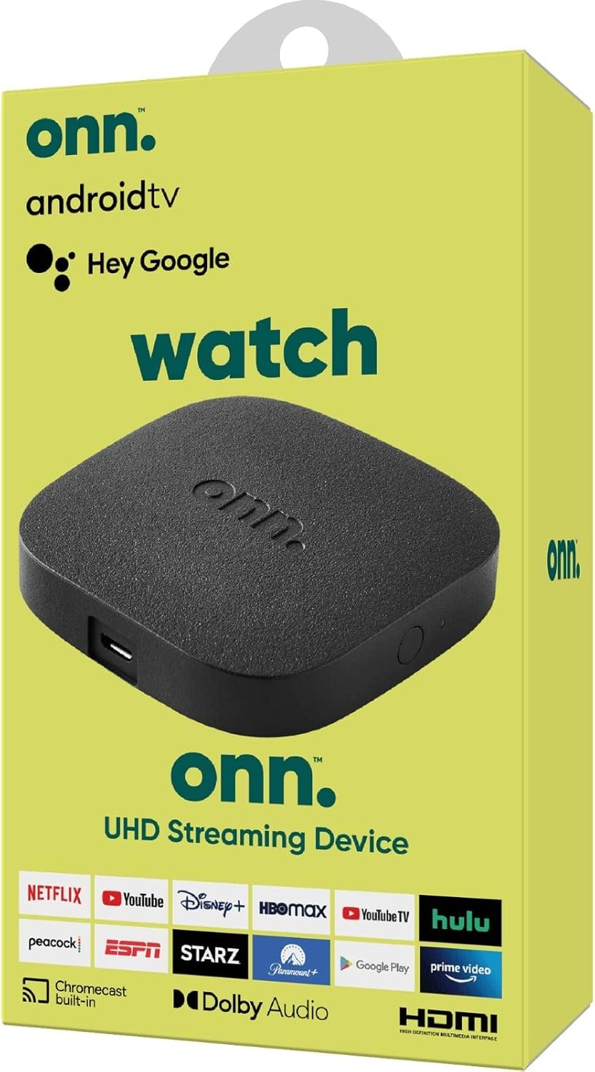 Voice-Controlled 4K UHD Streaming Device with HDMI Cable.
