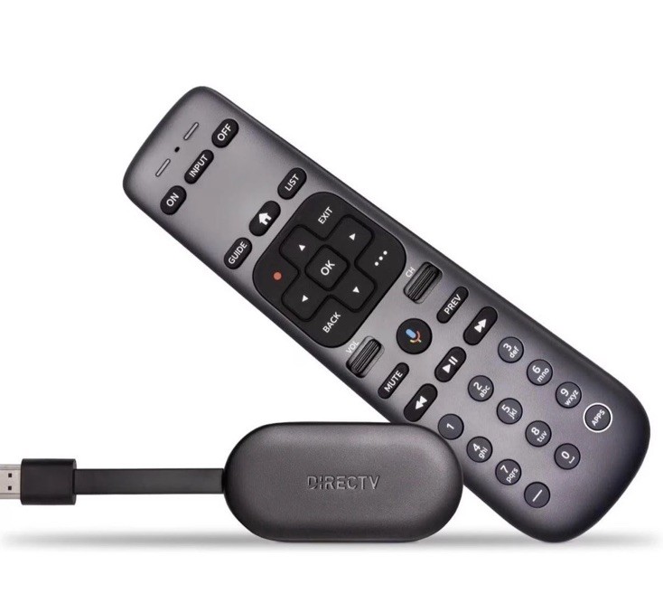 DIRECTV Gemini Air Streaming Device 4K Model P21KW-500 Wth AC Adapter and Remote