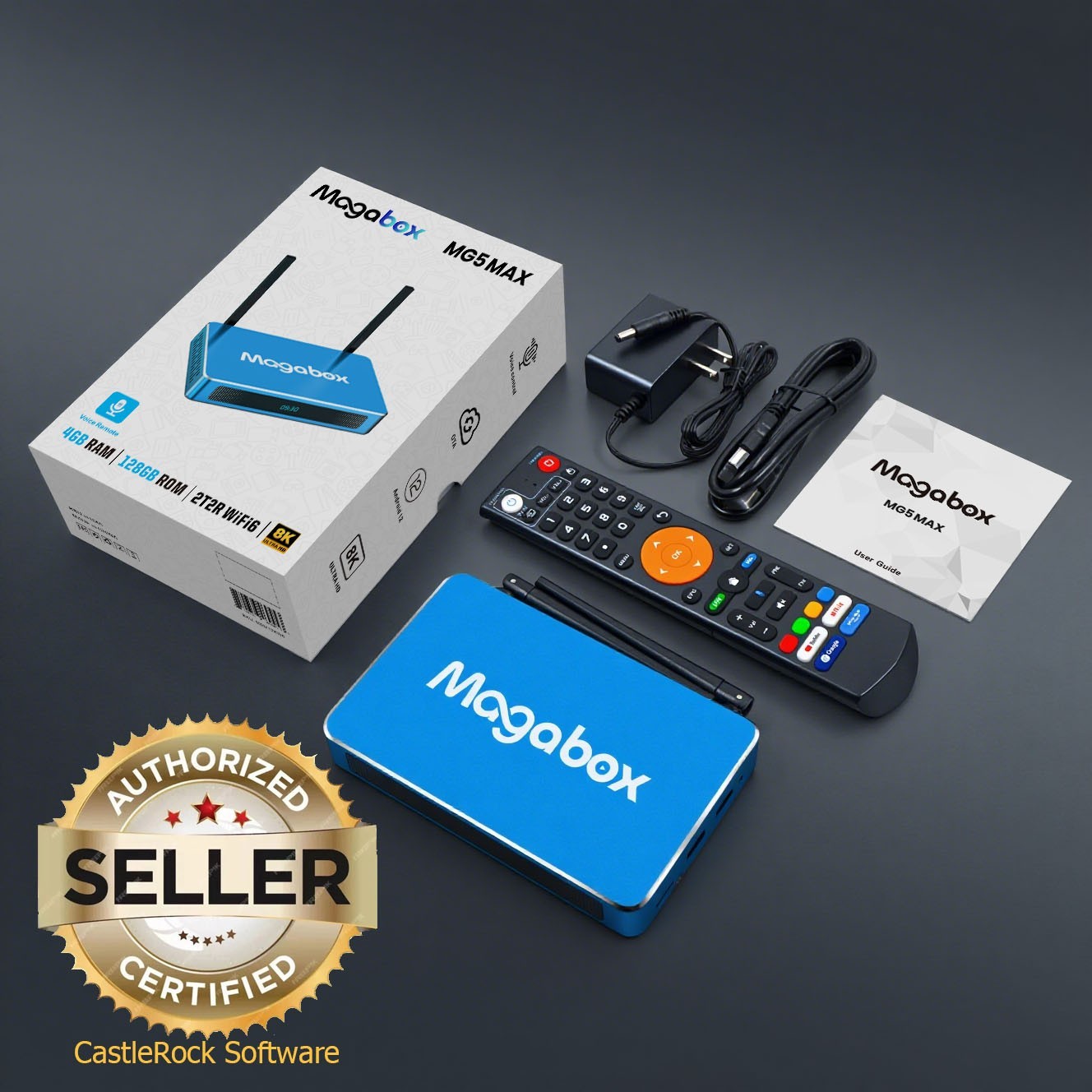 2026 NEW MAGABOX MG5 MAX, 8K UHD, 4GB RAM, 128G WiFi 6, Voice Remote, SHIP FAST