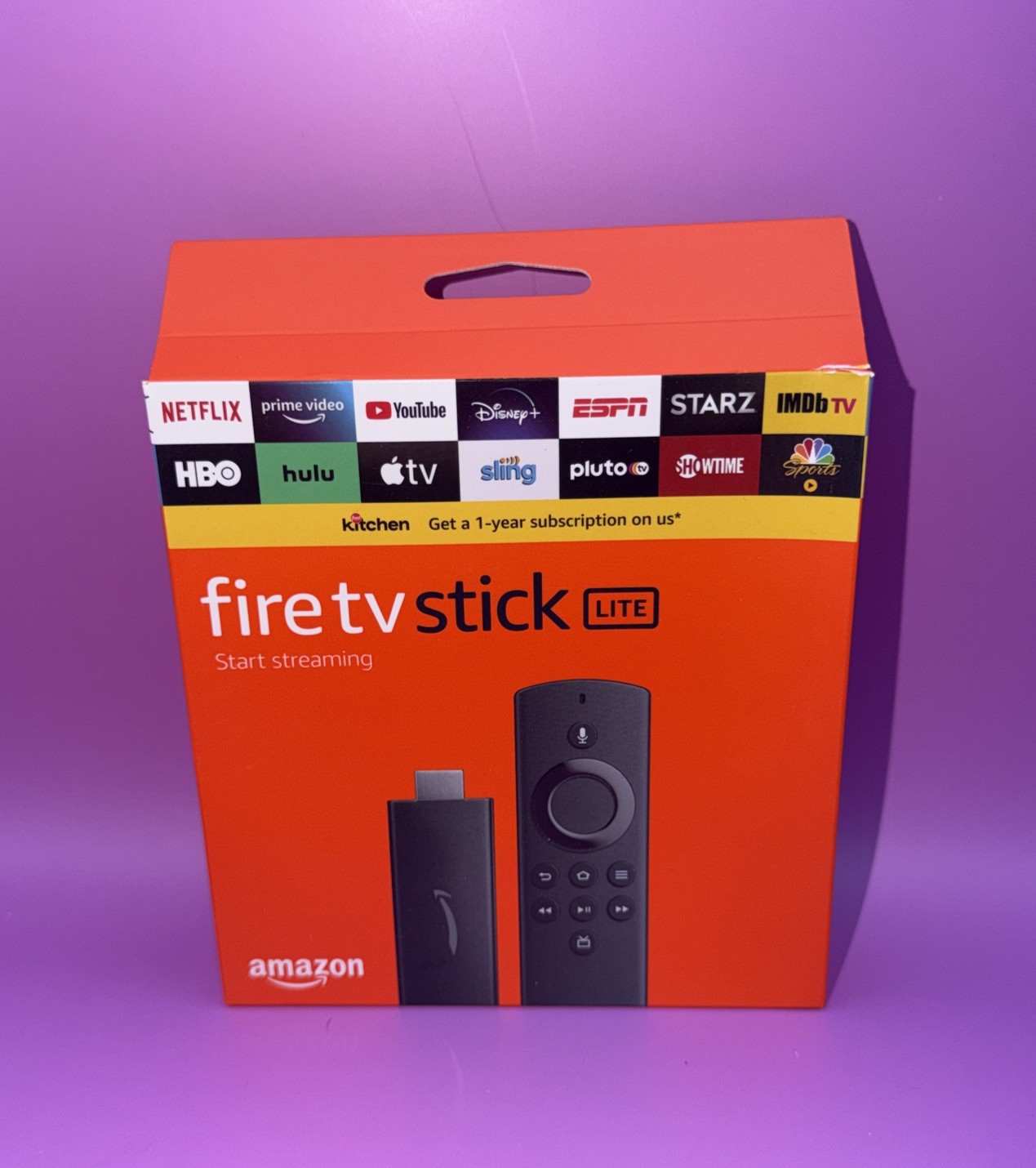 Amazon Fire TV Stick Lite HD Media Streamer with Alexa Voice Remote Lite, Sealed