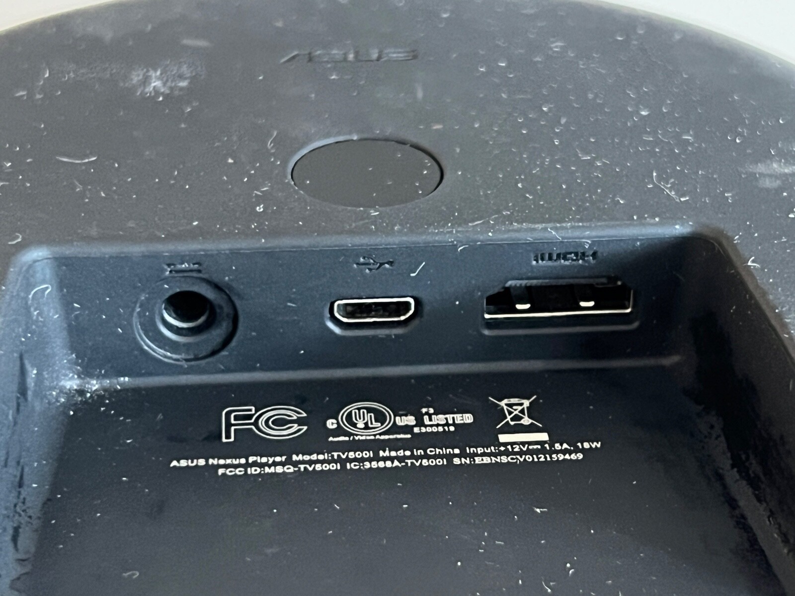 Google ASUS Nexus Player Streaming Media Console TV500I – No Power Adapter