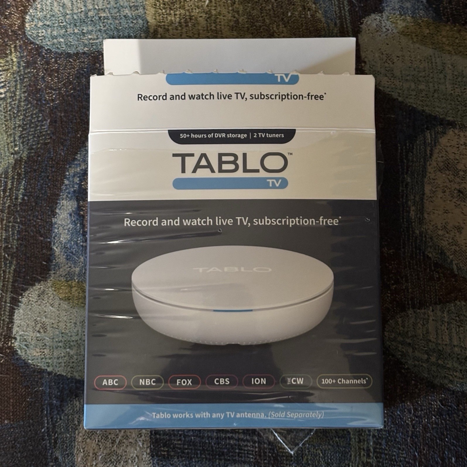Tablo TV Media Streamer Box DVR Multi-Screen Streaming Wi-Fi Ethernet White