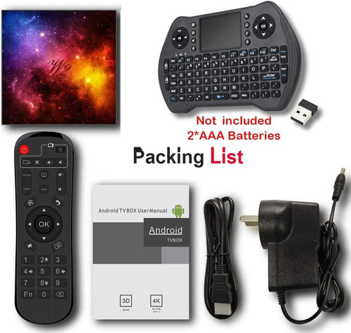 Android TV Box 10.0, T95 Super 2GB RAM 16GB ROM BLACK