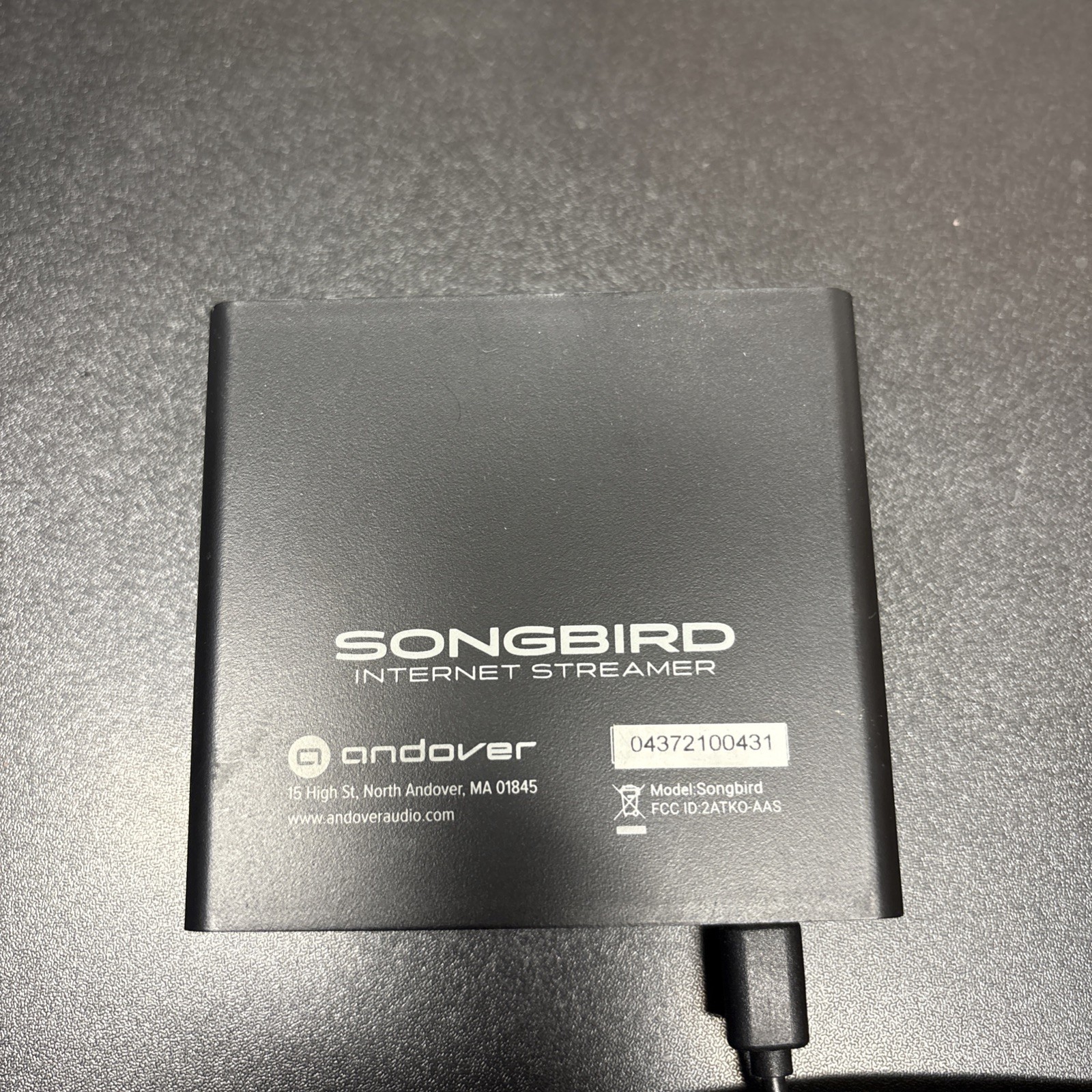 Andover Songbird Audio Music Internet streamer Unit only