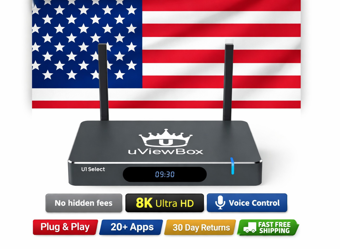 Free Give Away – uViewBox U1 Select 64GB. Compare Superbox S7 Max, Vseebox Plus