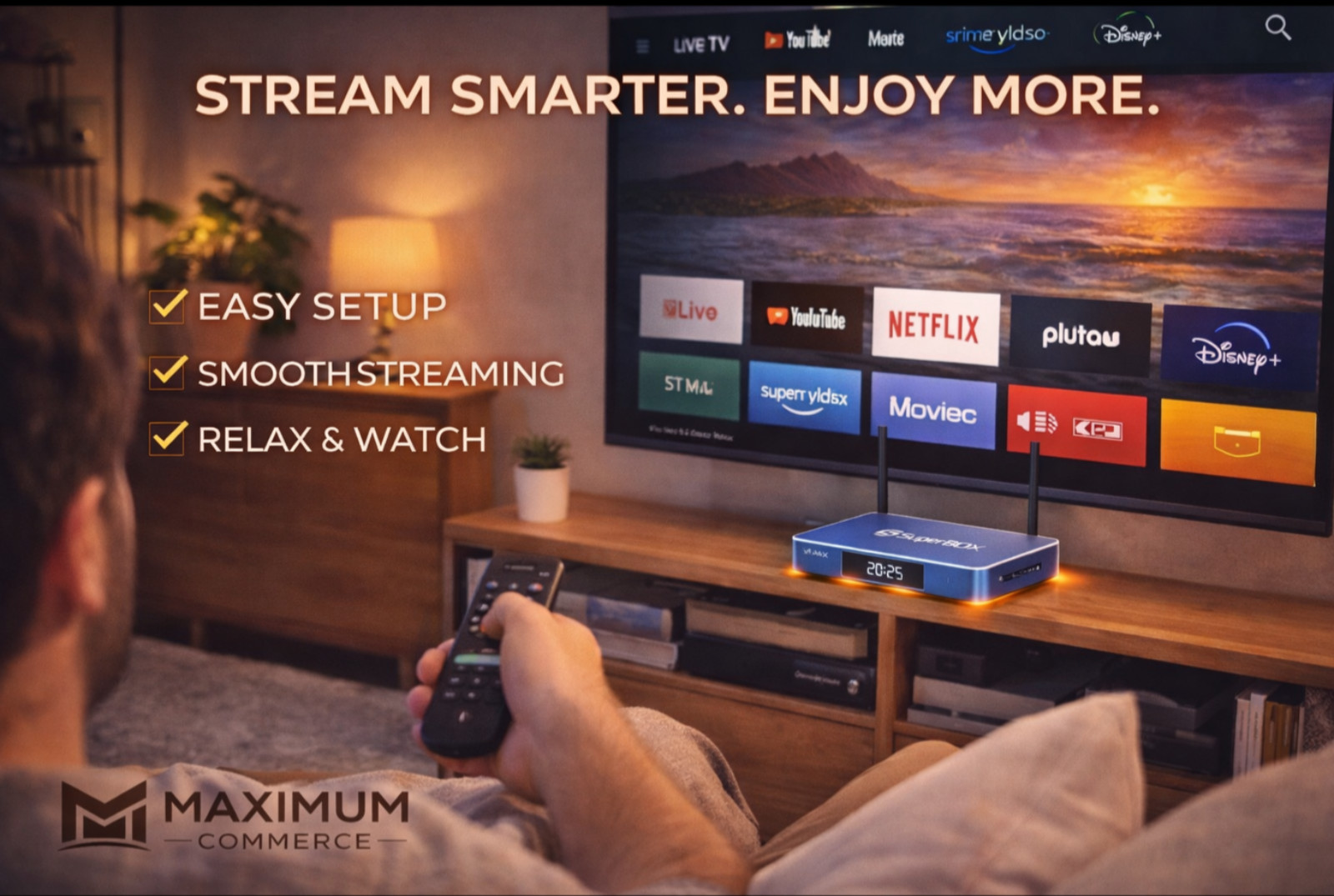 🌺 👉 SUPERBOX S7 MAX 6K ANDROID TV BOX | WIFI 6 | USB-C | AUTHORIZED DEALER NWT