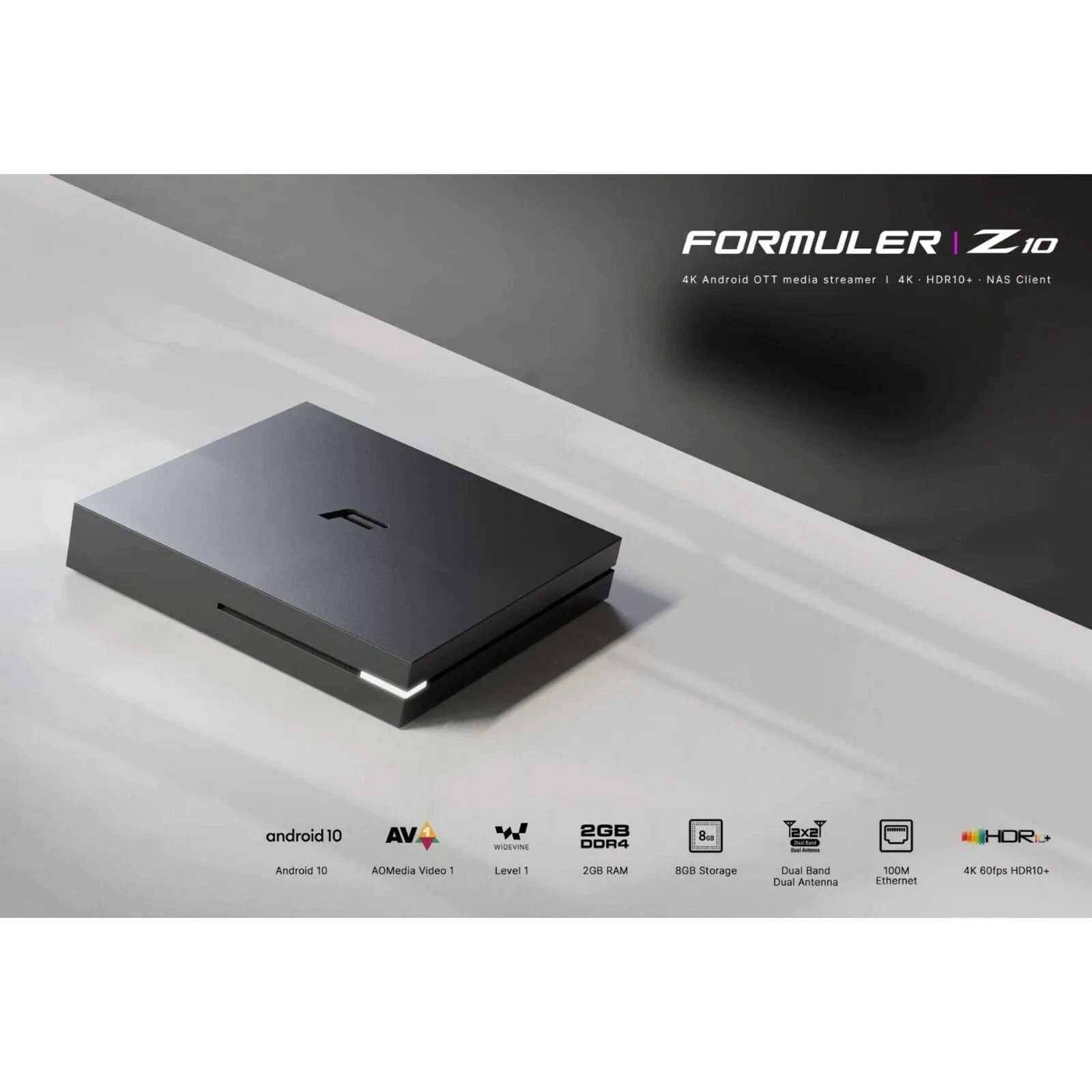 Formuler Z10 Android 10 Dual Band 5G 2GB Ram 8GB ROM 4K – New