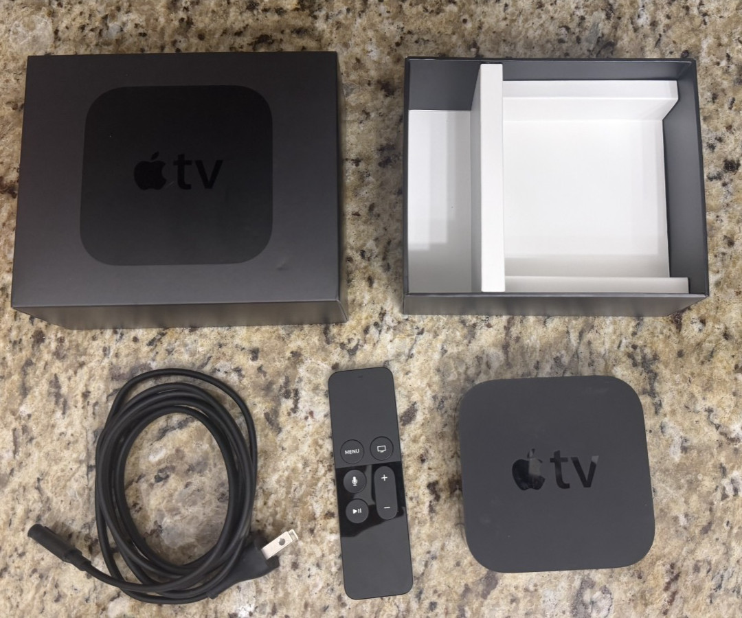Apple TV (4th Generation) HD Media Streamer — A1625 — Fully Functional!