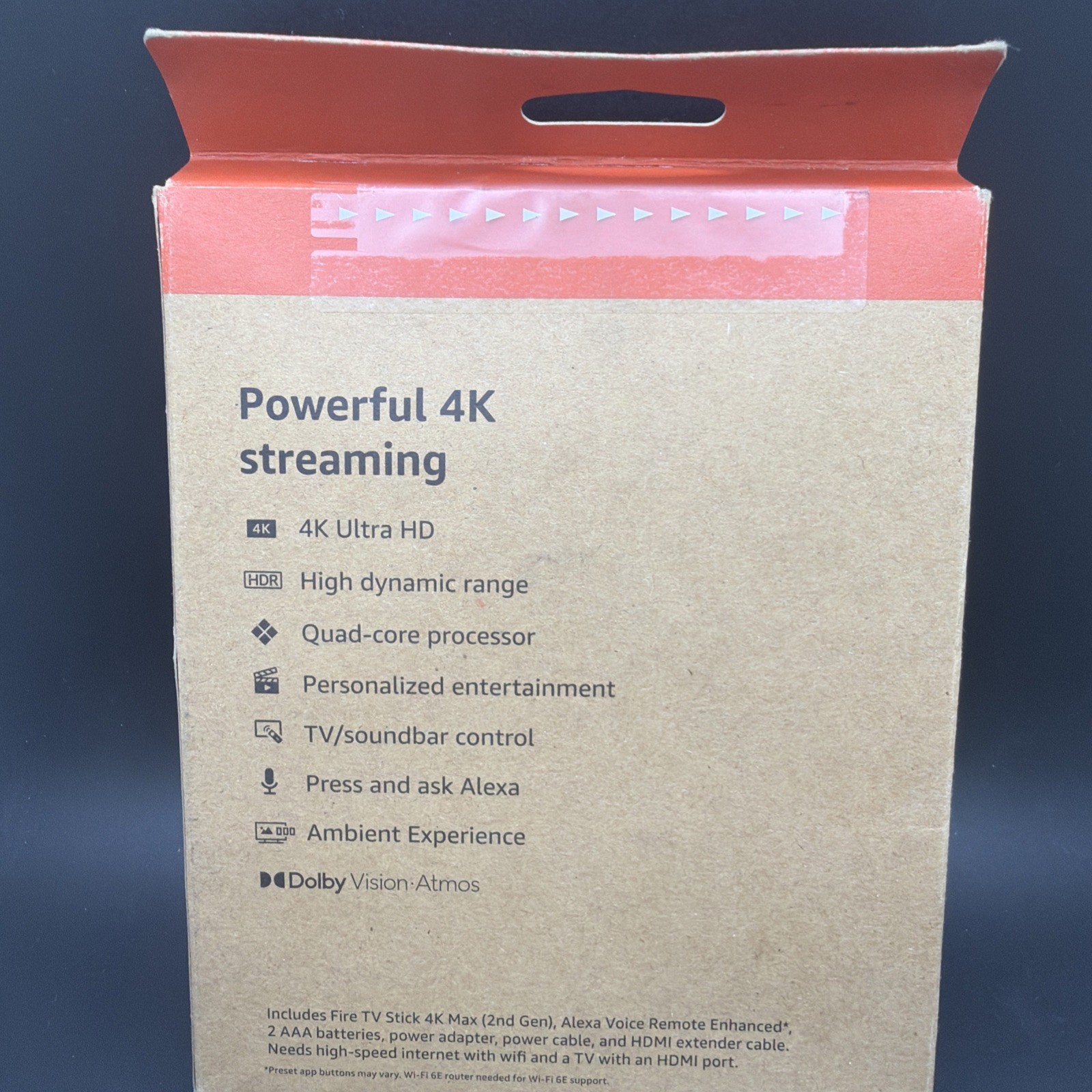 Amazon Fire TV Stick 4K Max 16GB | New | WiFi6E | Alexa | Ultra HD