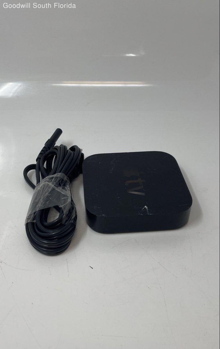 Apple TV Model A1469 3rd Generation Black Media Streamer Not Tested