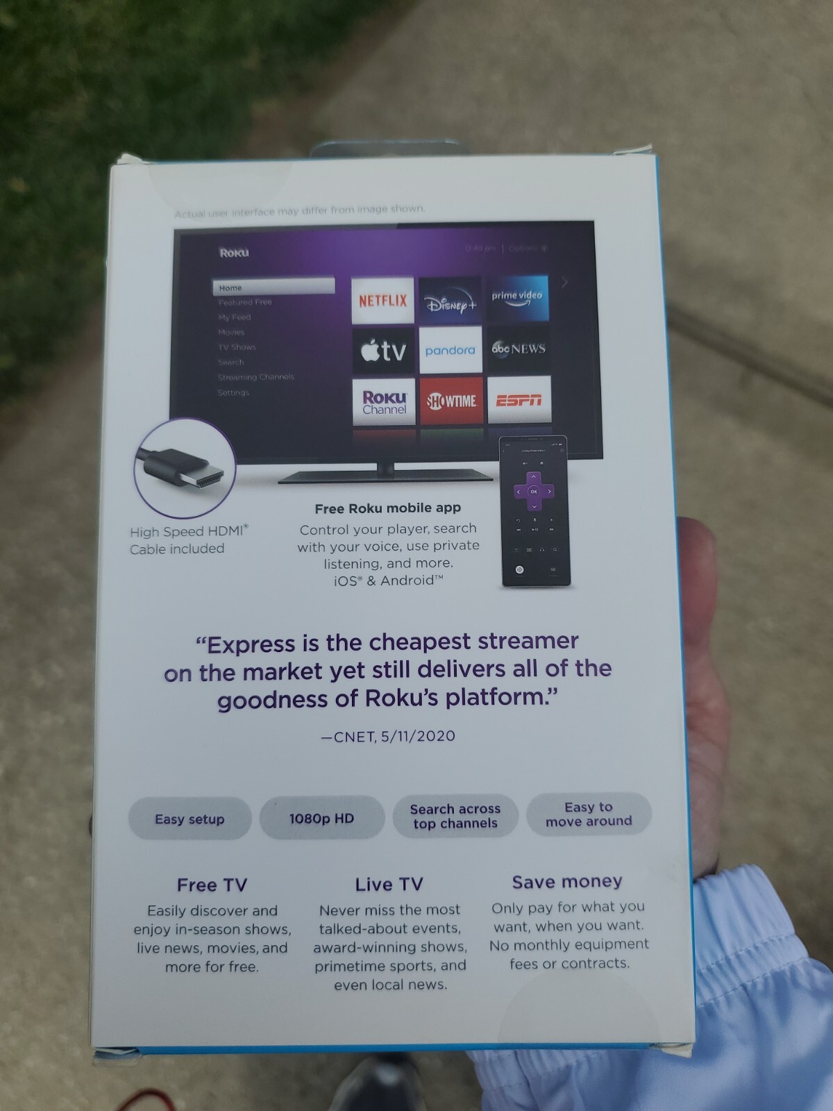 Roku 3930R Express HD Streaming Media Player 2019 – Black