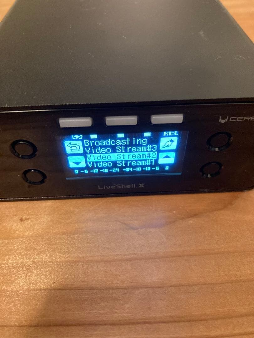 LiveShell X CDP-LS04A Cerevo PC-Less Live Streaming and Recording used Japan