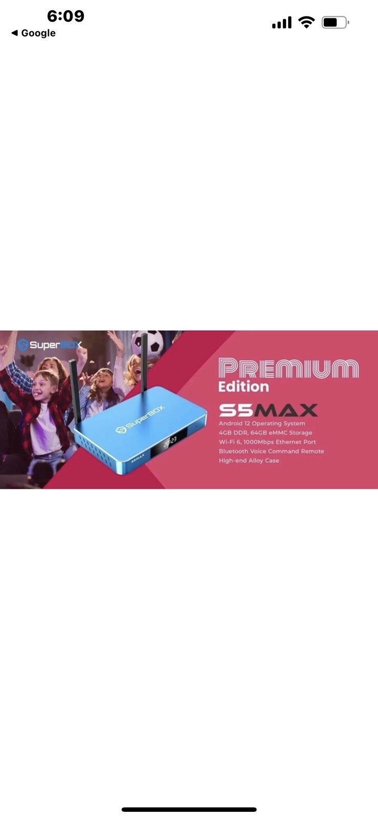 SuperBox S5 MAX Android 12.0 , Bluetooth Voice Command Smart TV Box 6k Ultra HD.