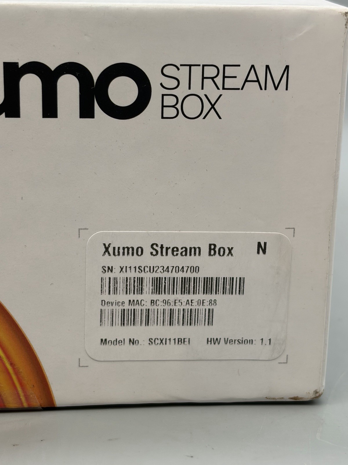 Xumo Stream Box Media Streaming Device (SCXI11BEI) – Sealed