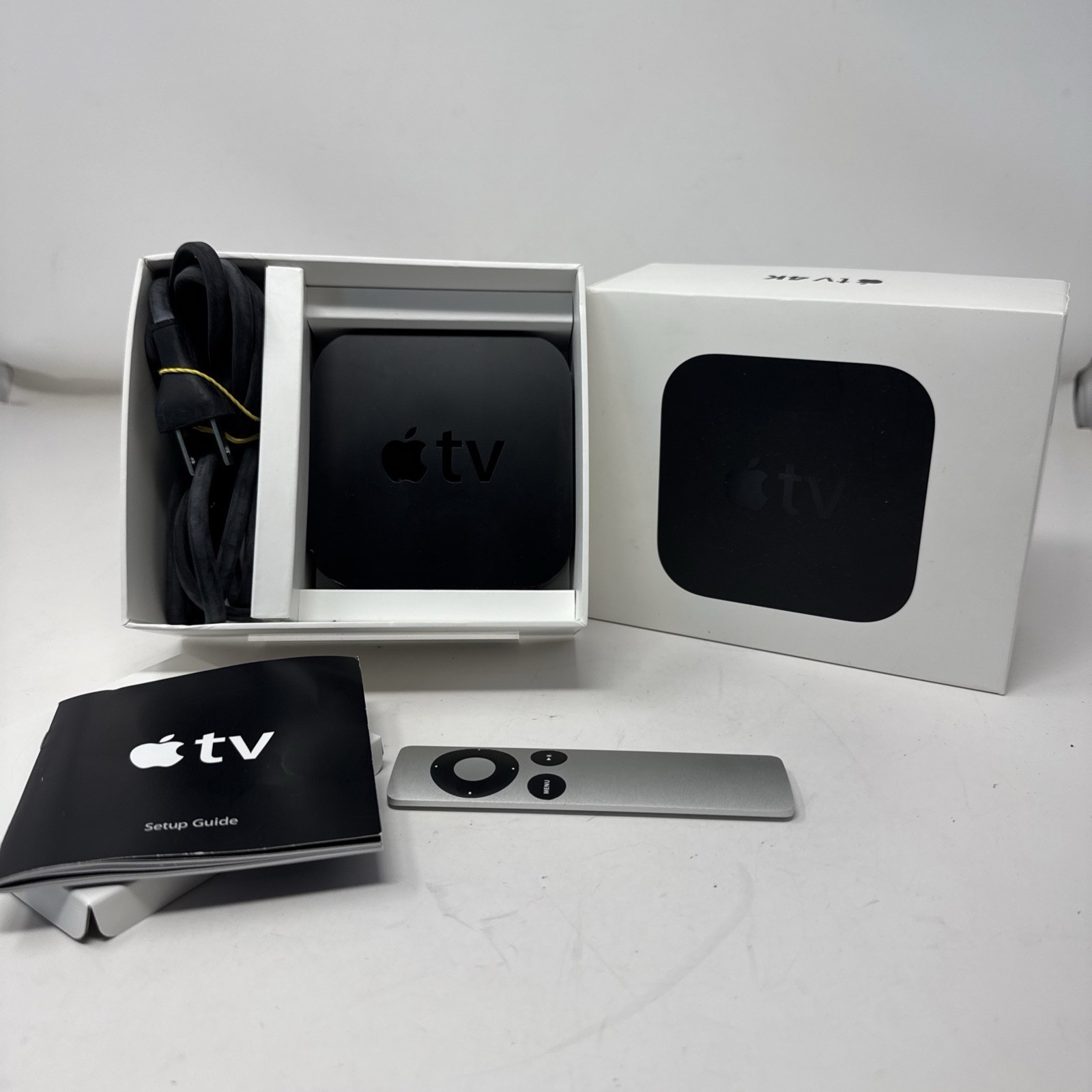 Apple TV Model A1469 Black & Remote In Box – TESTED