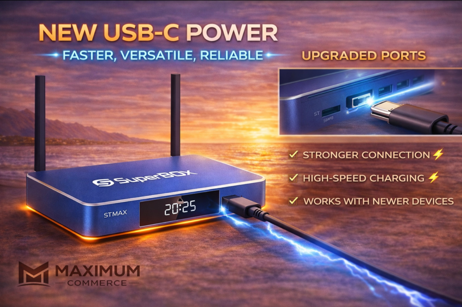 🌺 👉 SUPERBOX S7 MAX 6K ANDROID TV BOX | WIFI 6 | USB-C | AUTHORIZED DEALER NWT