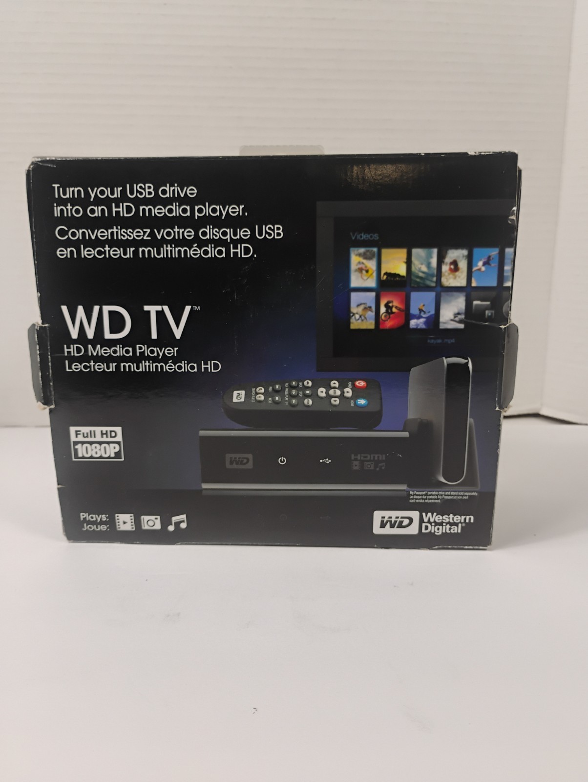 Western Digital WD TV HD Media Player WD00AVN 1080p