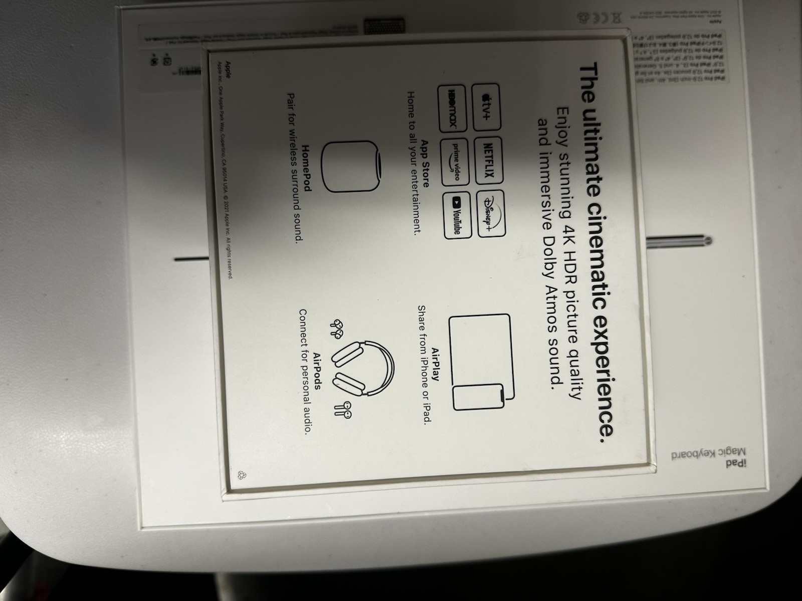 Apple TV 4K – Empty Box Only