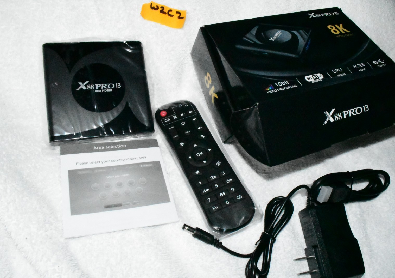 +X88 PRO 13 RK3528 Box 4G+64G Wifi6 BT 4K H.265 Video Codec NEW W2C2