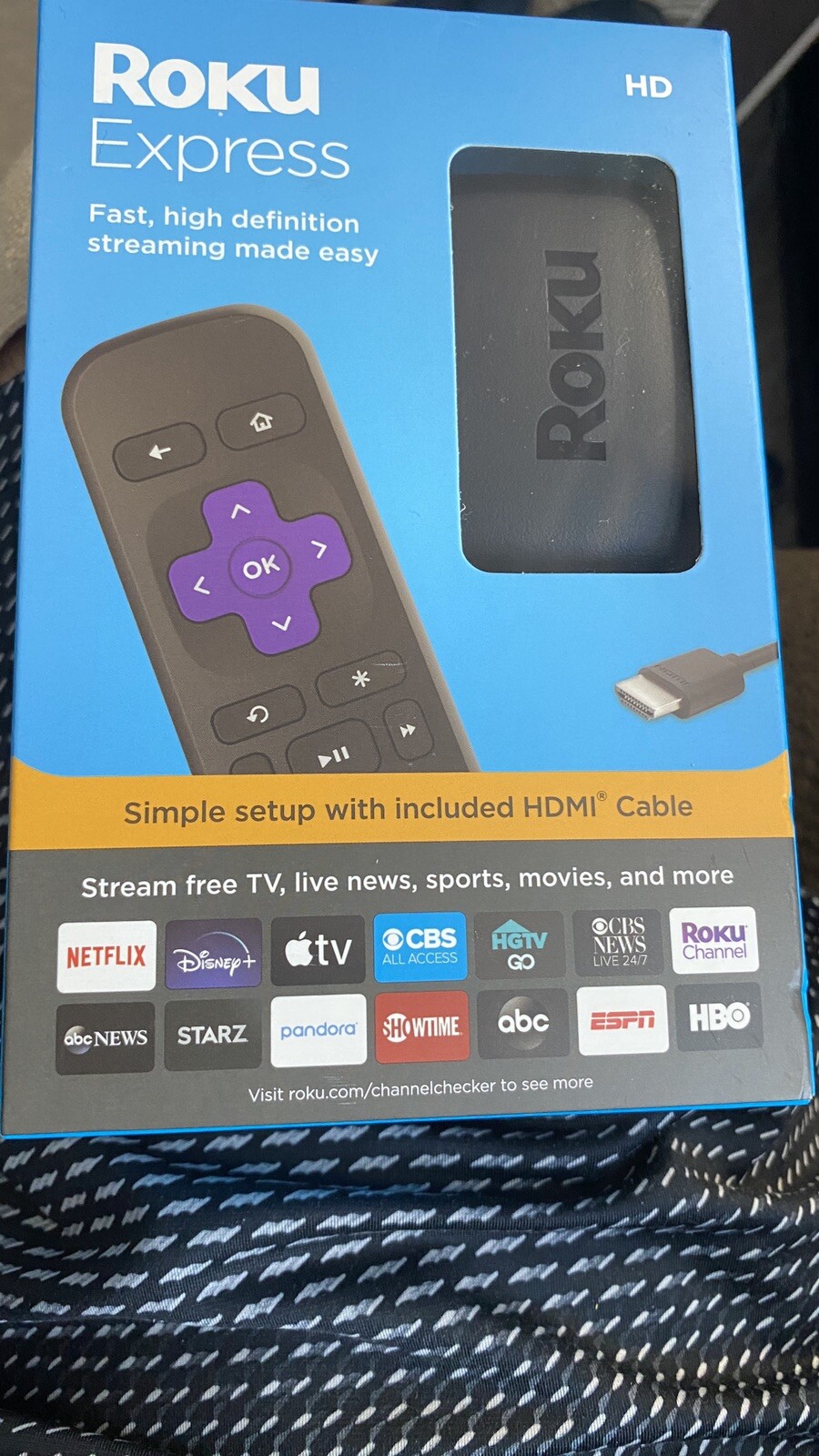 Roku 3930R Express HD Streaming Media Player 2019 – Black