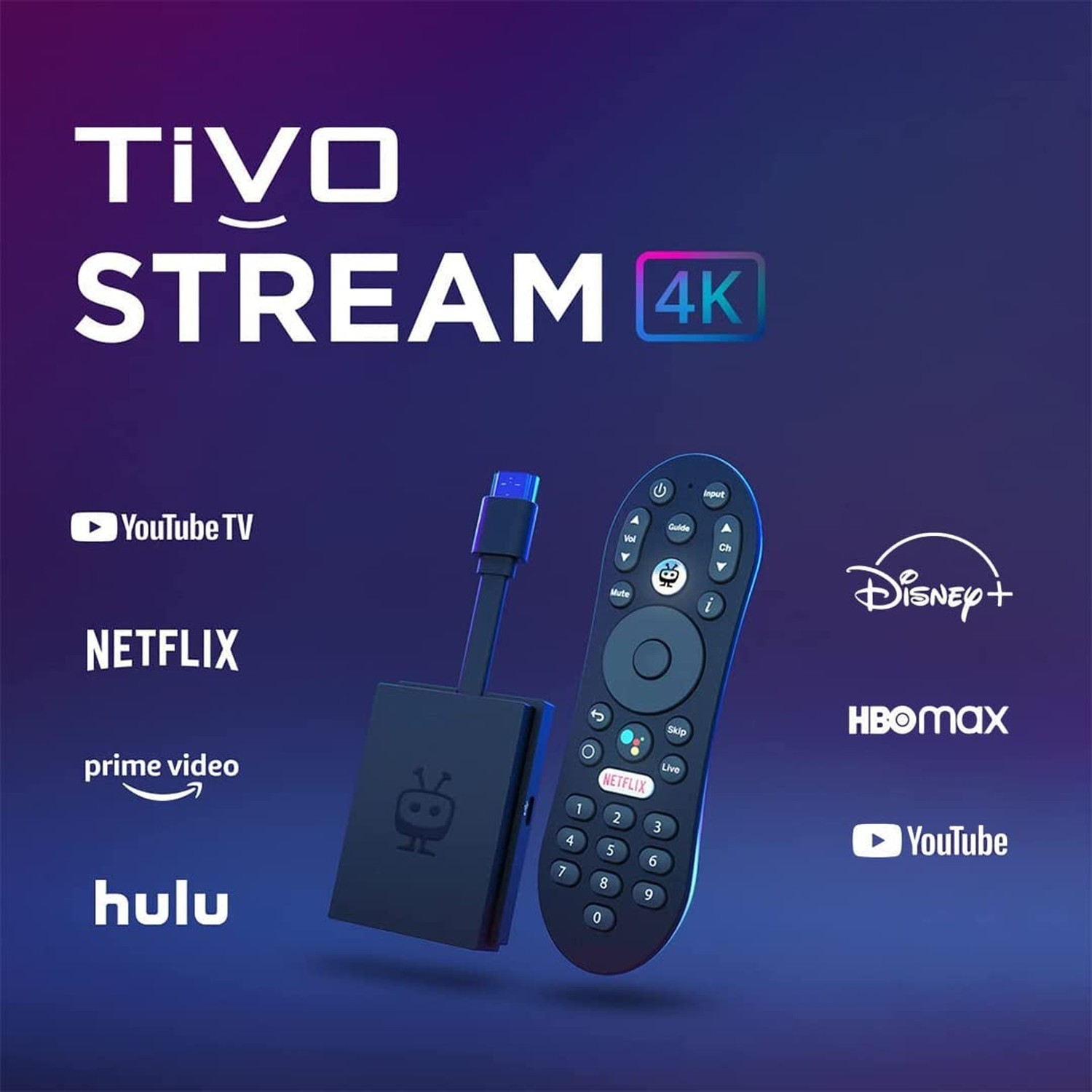 TiVo Stream 4K – Every Streaming App and Live TV on One Screen – 4K
