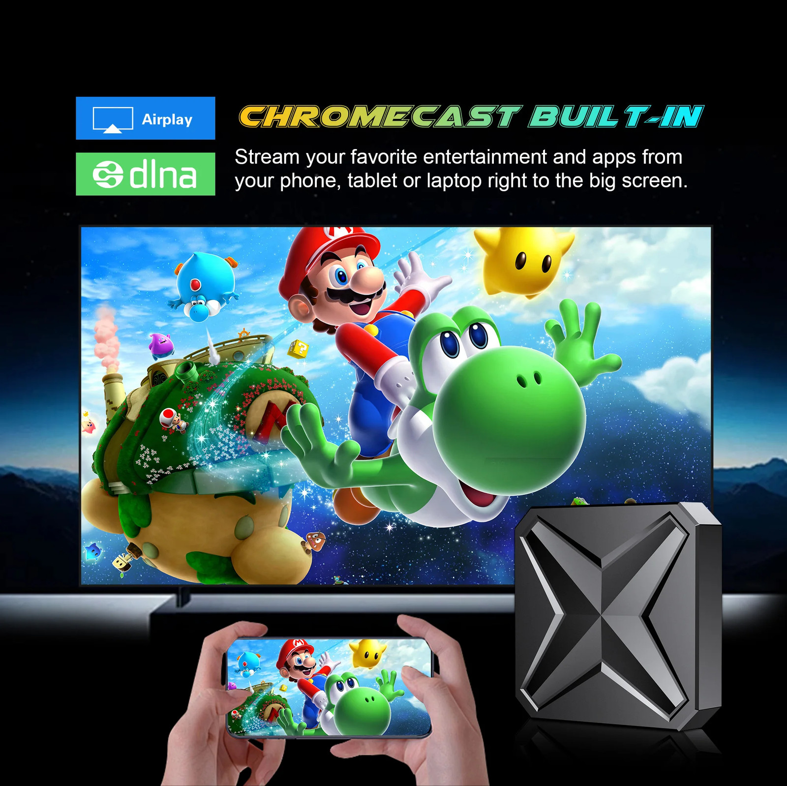 2025 New Android 16 Global Version TV Box Q1 MINI+ Dual UI Interface BT5.4 Dual