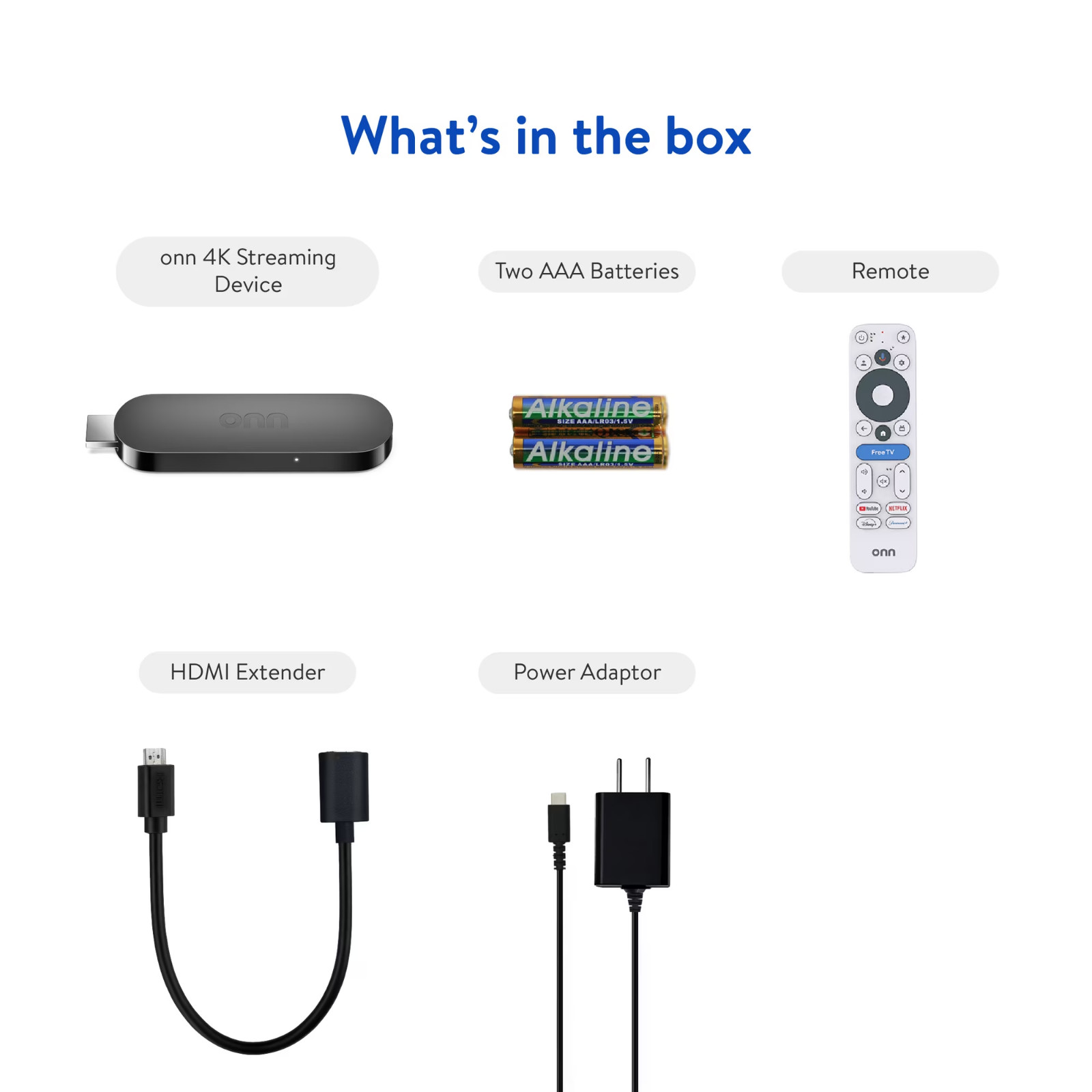 onn 4K Streaming Device, Google TV with Gemini (NEW 2026 Model) – Fast Streaming