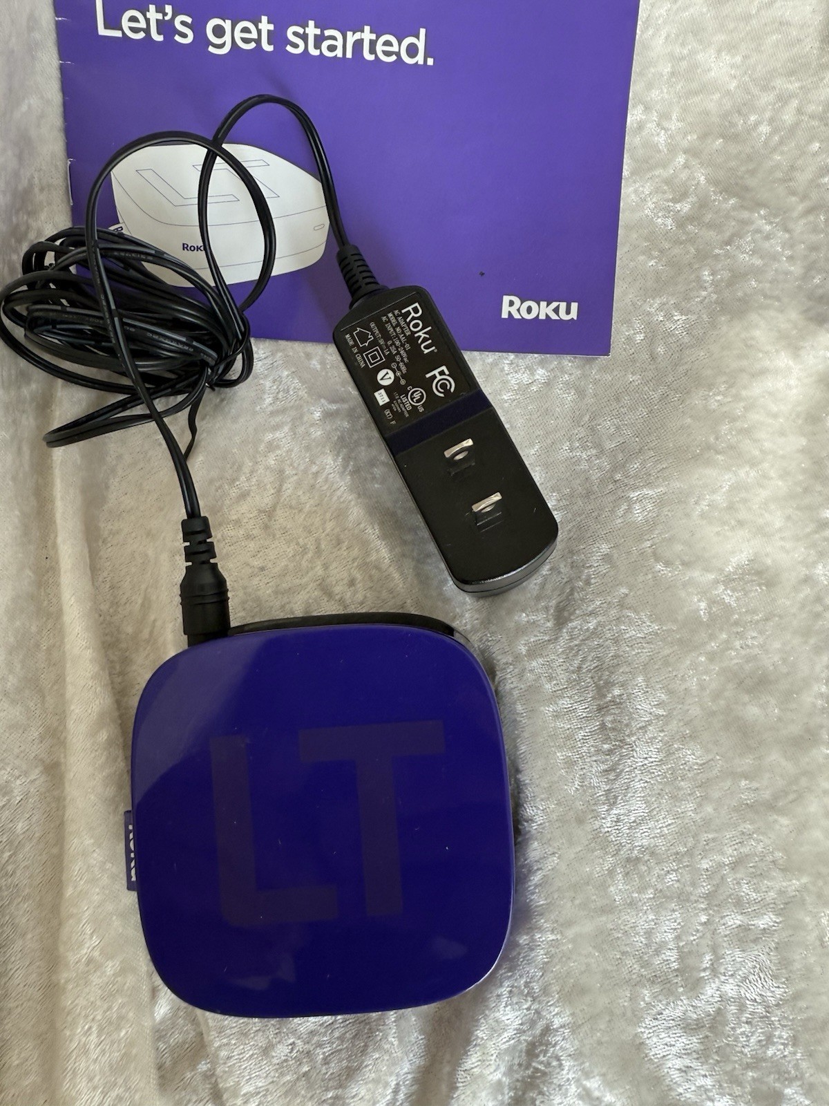 Roku LT (2nd Gen) Media Streamer 2400X NO REMOTE Purple – TESTED- 2 Counts