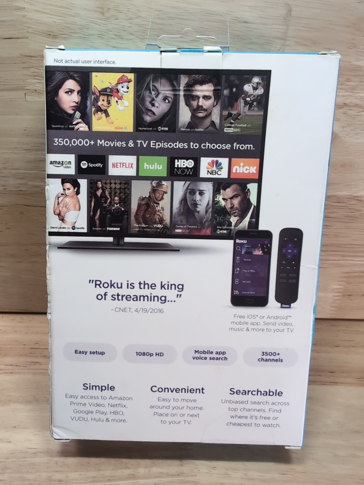 Roku Express (5th Generation) Media Streamer 3700R – Black